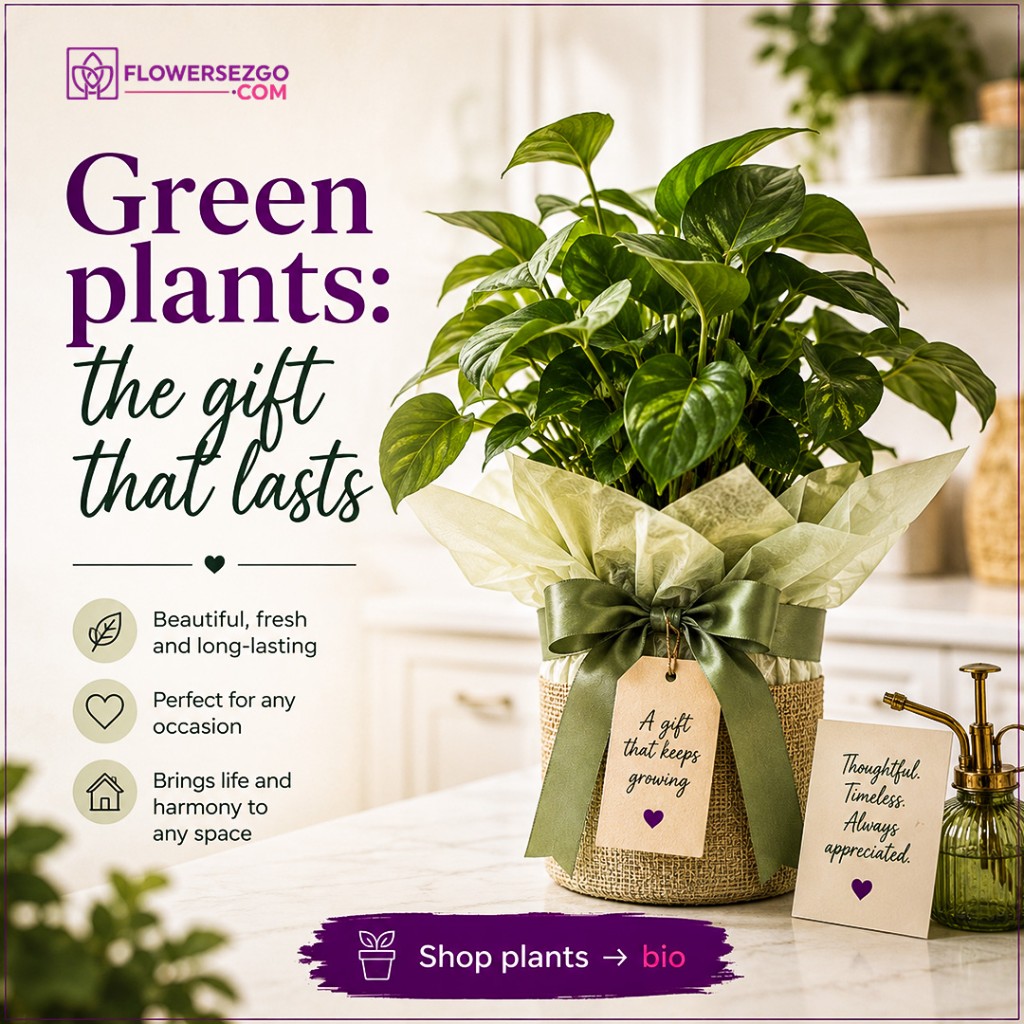 Green Plants Campaign for FlowersEzGo